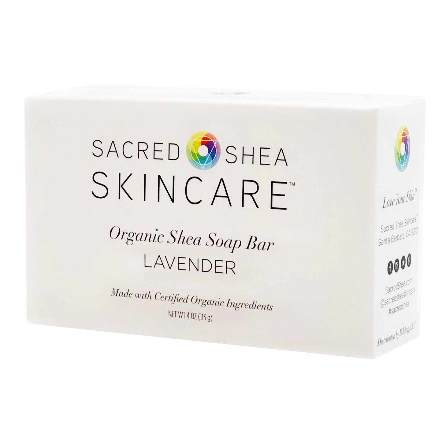 Organic Shea Butter Bar Soap - Lavender