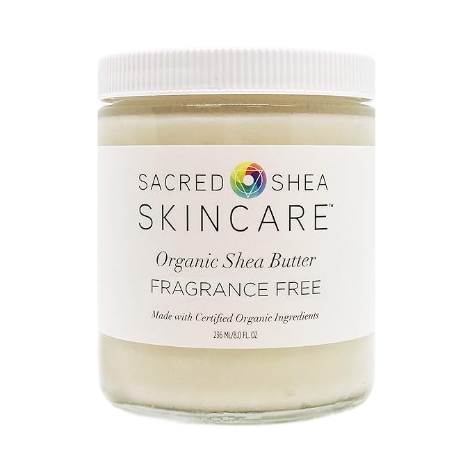 Organic Shea Body Butter - Fragrance Free 8 oz.