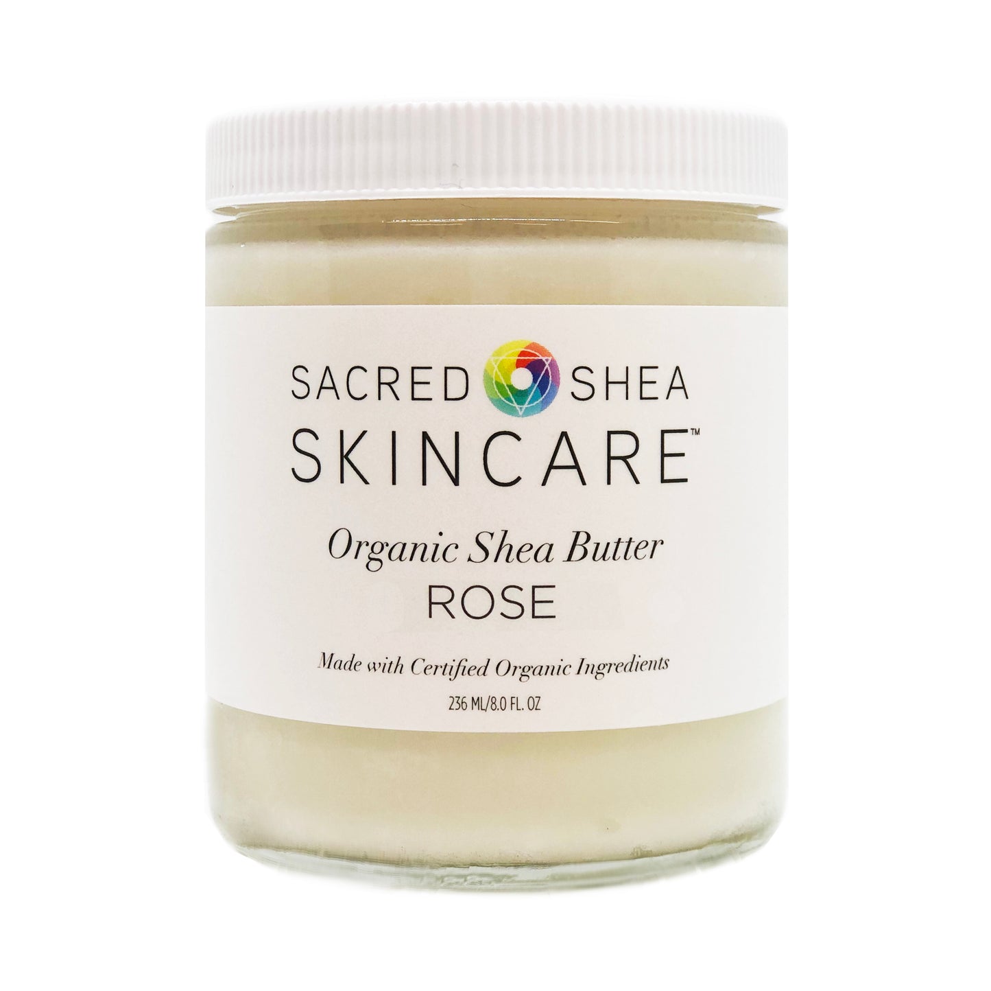 Organic Shea Body Butter - Rose 8 oz.