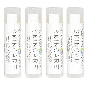 Organic Fragrance Free Natural Moisturizing Lip Balm - 0.15 oz.